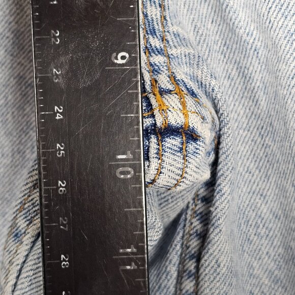 Vintage 90s Levis Orange Tab Slim Fit Cotton Womens Size 10 Blue Denim Jeans - Picture 11 of 12